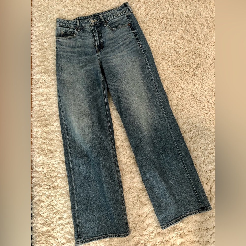 Old Navy Sky High Wide Leg Jeans